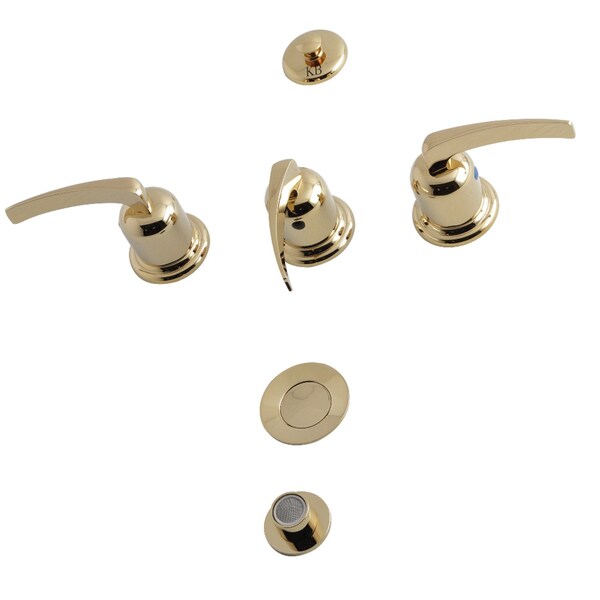 Centurion KB6322EFL 3-Handle Bidet Faucet, Polished Brass